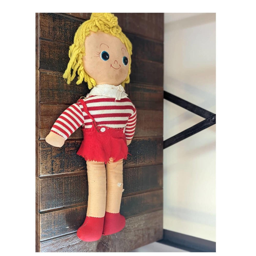 Vintage Rag Doll-Homemade - Picture 3 of 7